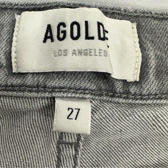 AGOLDE Women’s size 27 Nico High Rise Slim Stretch Ankle Jeans in Chime Gray - Picture 9 of 13